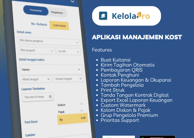 Digitalisasi Pengelolaan Kost: Solusi Modern Lewat Aplikasi Manajemen Kost