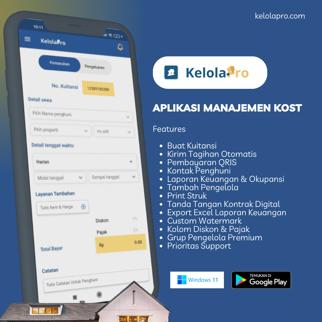 Digitalisasi Pengelolaan Kost: Solusi Modern Lewat Aplikasi Manajemen Kost
